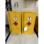 2 x Locbox Flammable/COSHH Storage Cabinets | 700 x 350mm