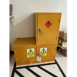 2 x Flammable/COSHH Storage Cabinets