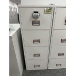 Phoenix FS2254E 4 Drawer Fireproof Filing Cabinet w/ Digital Keypad