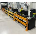 6 x Warehouse Double Beam Impact Protection Barriers | Total Length: 1218mm