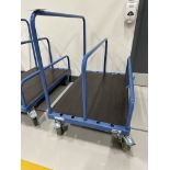 2 x Fetra 4463-1 Trolleys w/ Tubular Supports - For Sheet Material | 1,200kg