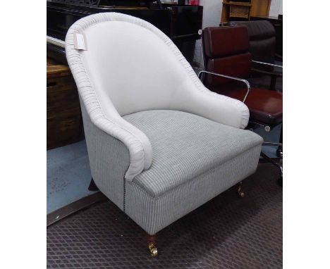 COCKTAIL ARMCHAIR, vintage style design, in a neutral finish, 96cm H.