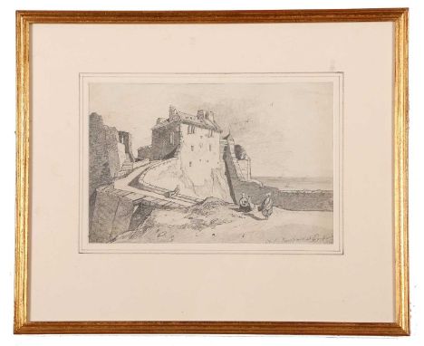 John Sell Cotman (British, 1782-1842), Abbey Church of St George de Bocherville, sculptured capitals from 'Architectural Anti