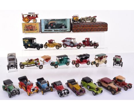 Quantity Of Matchbox Models Of Yesteryear, including Boxed Y-9 Fowler Big Lion Showmans Engine, bright red body, 15x unboxed 
