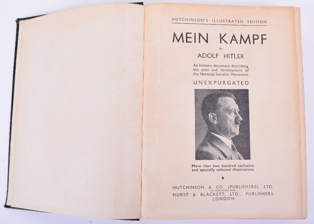 WW2 Adolf Hitler Mein Kampf Deluxe Edition, being an illustrated ...