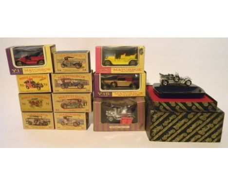 1960s Matchbox Models of Yesteryear, Corgi Classics together with other various model vehicles, MOYY include Y-3 1910 Benz Li