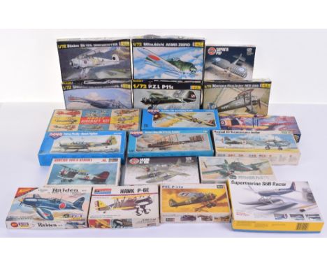 Quantity of Various Plastic  Model Kits, 25 Matchbox include 1/72 scale PK-123 Vickers Wellesley, PK-21 Me 262, PK-3 Boeing P