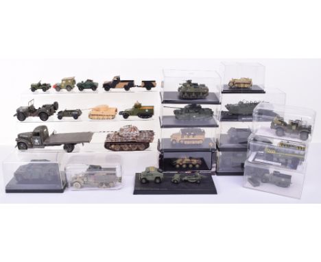 Quantity of  Military Models, including 6 x Hobby Master models, 5 x Corgi unboxed models, plus 13 others all in good to exce