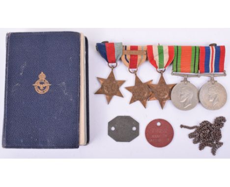 WW2 Medal Grouping, being a group mounted for wear consisting of 1939-45 star, Africa star with 1st Army bar, Italy star, Def