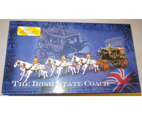 Britains set 00254, Irish State Coach in original box (VG, passengers missing, box G), Delhi Durbar 40178 Officer of Viceroy 