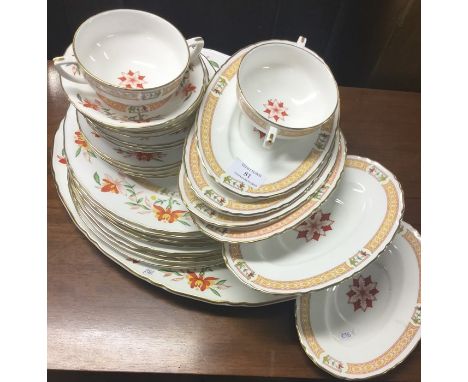 A Royal Worcester dinner service.