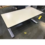 (24) Work Tables, Adjustable Height, Min Height 24 in, Max Height 34 in; 58 in long x 29 in wide