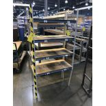Miscellaneous Shelving, 2 units total; (1) 6 ft tall x 3 ft long x 18 in wide; (1) 68 in tall x 53
