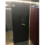 (2) Storage Cabinets: 7 ft tall x 3 ft wide x 2 ft , Removal Fee: $30