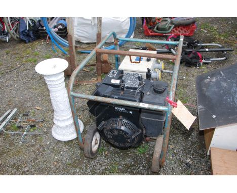 A petrol driven 110 volt Generator powered by Kohler Command engine (good compression)