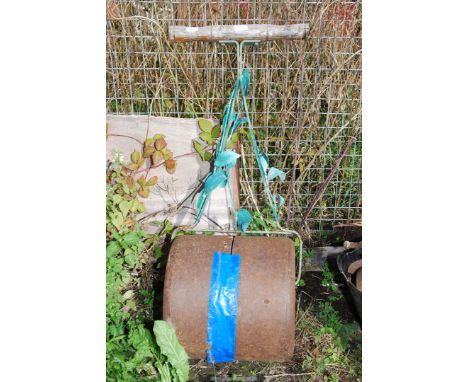 Garden roller.