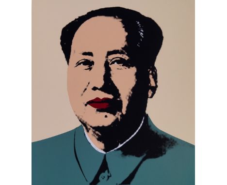 After Andy Warhol, American 1928-1987- "Mao", published by Sunday B Morning; screenprints on museum board paper, suite of fiv