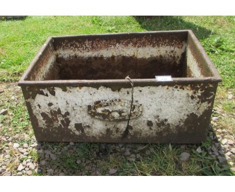 Small metal trough 