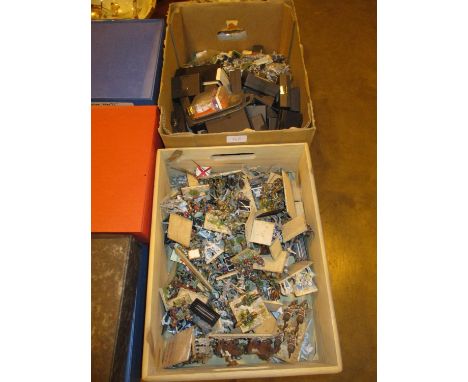 Two Boxes of Metal Model Soldiers etc 