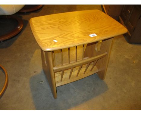 Ercol Light Wood News Rack Table 