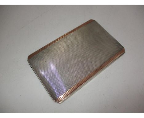Silver Engine Turned Cigarette Case, London 1936, 202g 