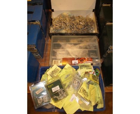 Three Boxes of Metal Model Soldiers etc 