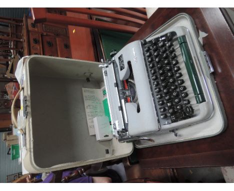 An Olympia typewriter