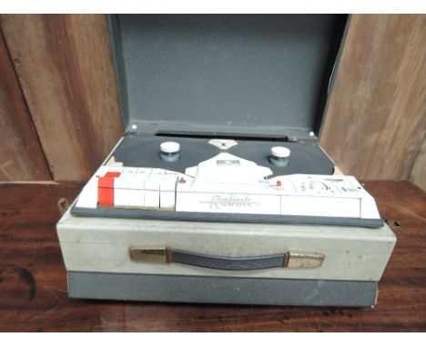 A vintage Robuk reel to reel recorder/player