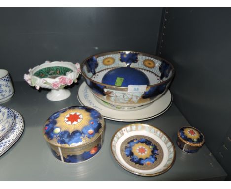 A selection of ceramics by Royal Worcester millennium edition