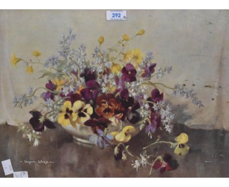 After Vernon de Beauvoir Ward (British 1905-1985) colour print 'Spring Concerto' within an oak frame, under glass 31cm x 43cm