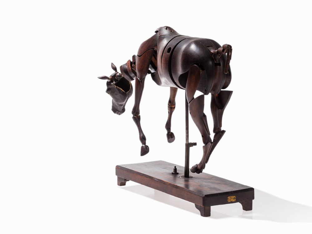 Wooden Artists Mannequin Lay Figure Horse, Paris, 19. C. Wood