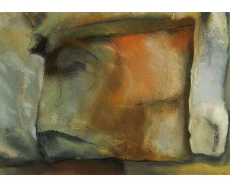 * Anna Wilkinson (20th/21st century), pastel and watercolour, "Grulin".  25.3 cm x 35.5 cm.