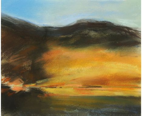 * Donald Wilkinson (20th/21st century), pastel, "Crummock Study - Spring Morning".  23 cm x 28 cm, signed and dated 02, artis