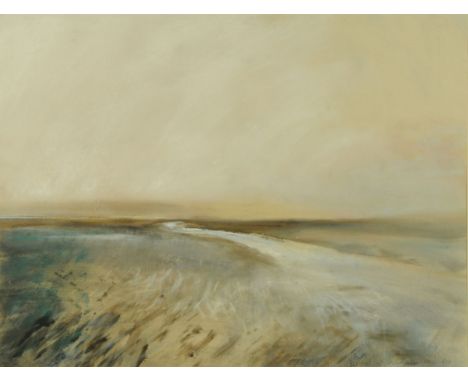 * Donald Wilkinson (20th/21st century), pastel landscape.  54 cm x 70 cm (see illustration).