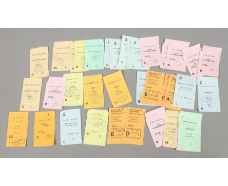 A quantity of concert ticket stubbs including Genesis, Crosby and Nash, Gladys Knight, B. B. King etc.