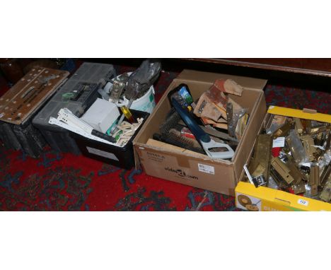 A workmate workbox, tool box, collection of tools etc.