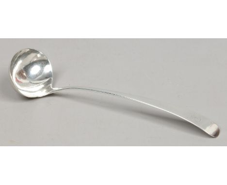 A Scottish provincial silver small ladle by Joseph Pearson assayed Dumfries c. 1790, 25 grams.