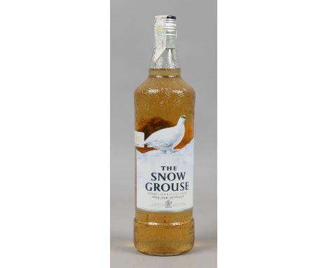 A sealed 1 litre bottle of The Snow Grouse blended grain Scotch Whisky.