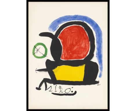 Lithograph on Guarro paper with Sala Gaspar watermark, signed in plate, not numbered, without monogram. Dimensions: 74.4 x 56