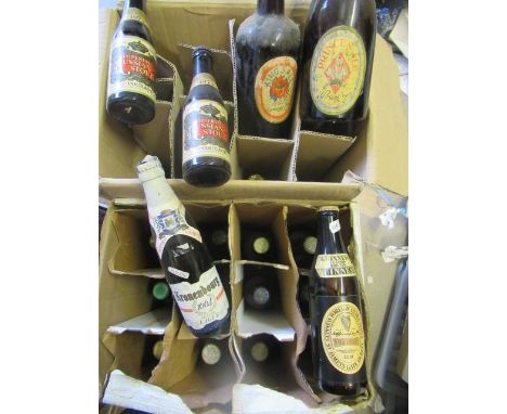 Twenty four bottles of vintage and collectors ale, including Bass King's Ale, Bass Prince's Ale, Whitbread Forest Brown Ale, 