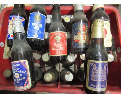 Forty four bottles of vintage and collector's ale mainly from 1981, comprising 21 Buckley Cwrw'r Briodas Frenhinol Royal Wedd
