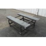 42" Wide x 60" Long Live Roller Pallet Conveyor