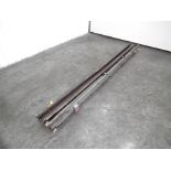 20' Long x 13" Wide Dual Lane Steel Conveyor