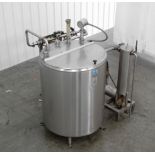 Cherry Burrell 200 Gal Tank with Spray Coating Nozzle