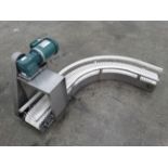 90 Degree Turn 8 Inch Wide Mat-Top Conveyor