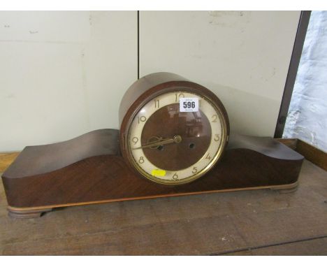 RETRO, a German stylish cased striking mantel clock, 59cm width 