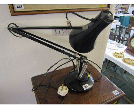 RETRO, black enamel angle poise lamp 
