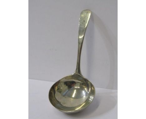 GEORGIAN SILVER CADDY SPOON, plain silver spoon makers RC London 1830 9cms 