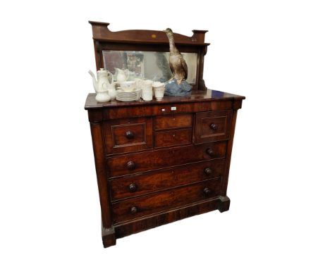 VICTORIAN MAHOGANY SCOTCH CHEST