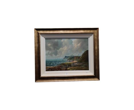 R B HIGGINS OIL ON CANVAS - FAIR HEAD 60 X 44CM 